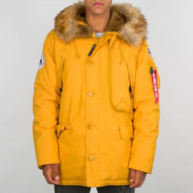 Alpha Industries Kurtka zimowa Polar żółta męska